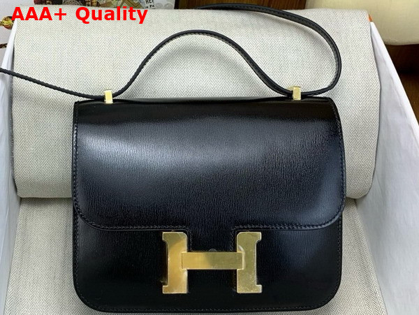 Hermes Constance 18 Bag in Noir Box Calfskin Replica