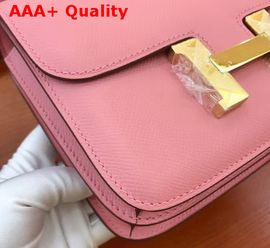 Hermes Constance 18 Bag in Pink Epsom Calfskin Replica