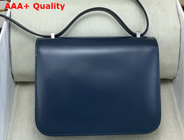 Hermes Constance 18 Bag in Royal Blue Box Calfskin Replica