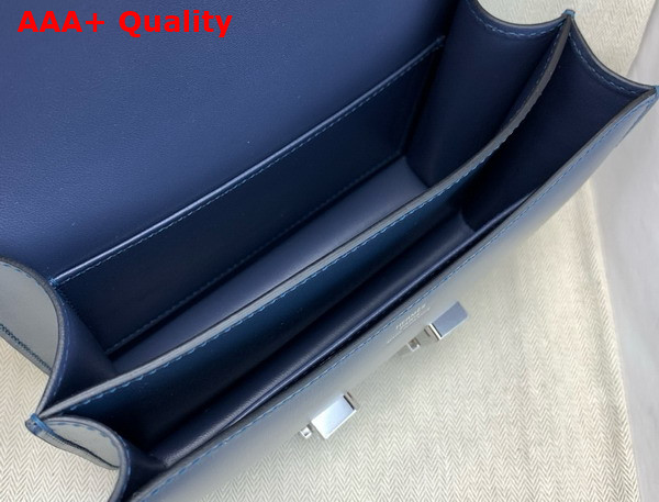 Hermes Constance 18 Bag in Royal Blue Box Calfskin Replica