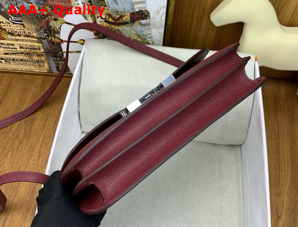 Hermes Constance 26 Bag in Bordeaux Epsom Calfskin Replica