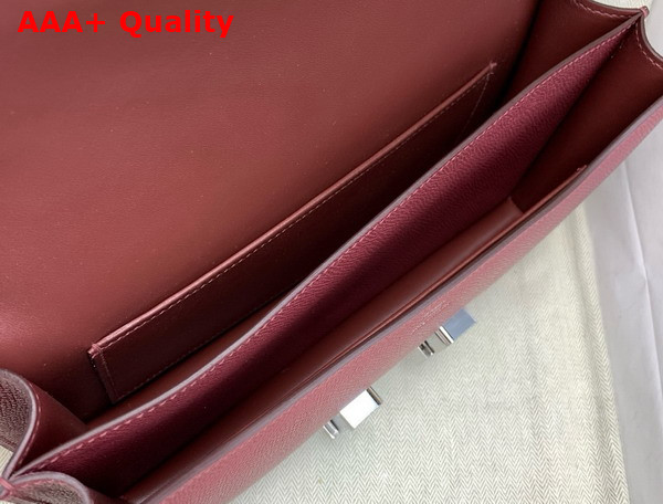 Hermes Constance 26 Bag in Bordeaux Epsom Calfskin Replica