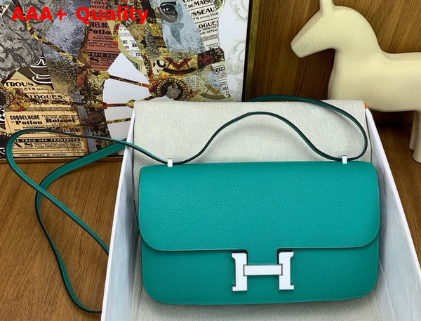 Hermes Constance 26 Bag in Turquoise Epsom Calfskin Replica