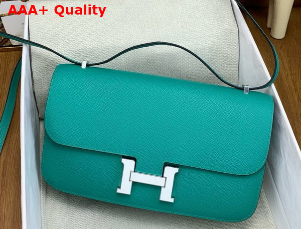 Hermes Constance 26 Bag in Turquoise Epsom Calfskin Replica