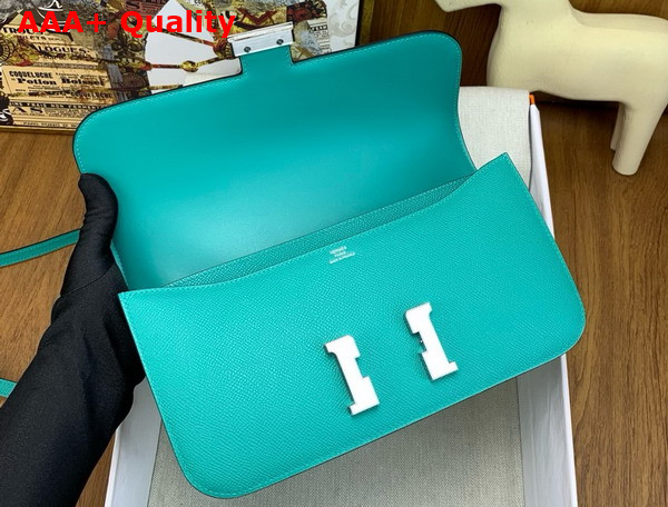 Hermes Constance 26 Bag in Turquoise Epsom Calfskin Replica