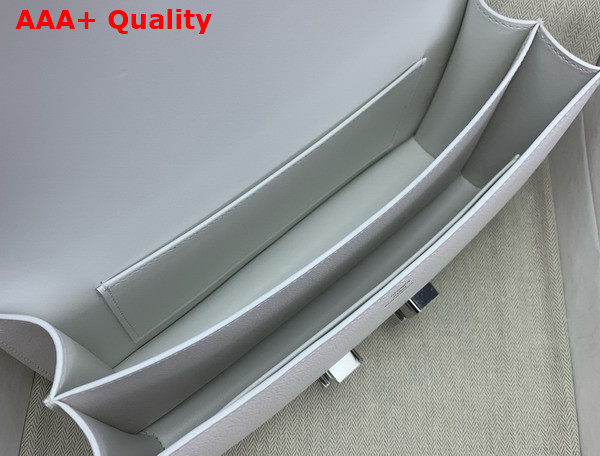 Hermes Constance 26 Bag in White Evercolor Leather Replica