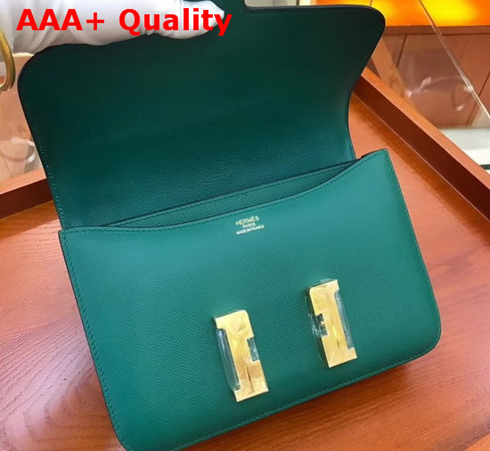 Hermes Constance Bag in Green Epsom Calfskin Replica
