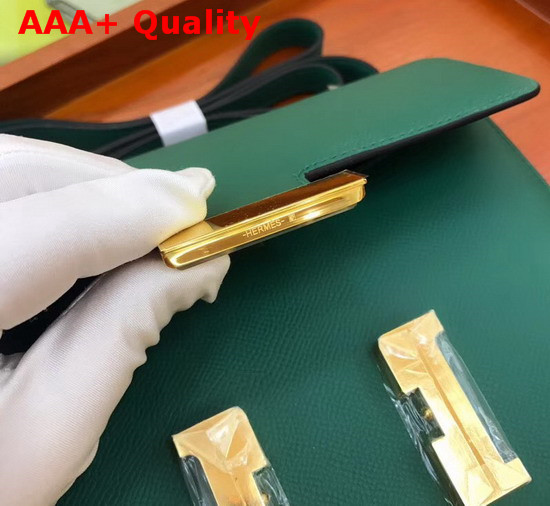 Hermes Constance Bag in Green Epsom Calfskin Replica