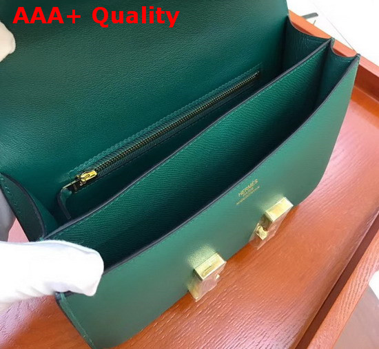 Hermes Constance Bag in Green Epsom Calfskin Replica