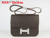 Hermes Constance Chocolate Silver Lock Replica