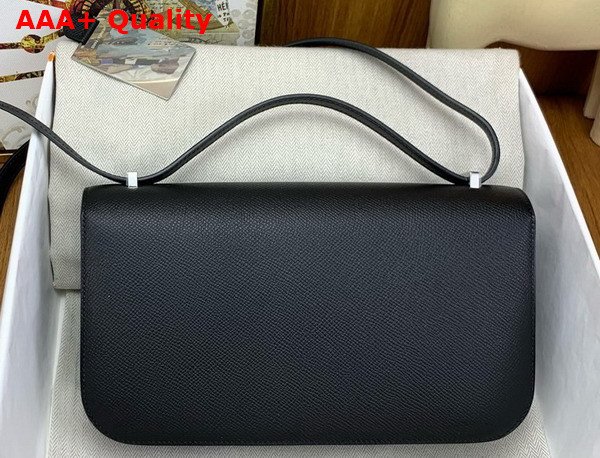 Hermes Constance Elan Shoulder Bag in Noir Epsom Calfskin Replica