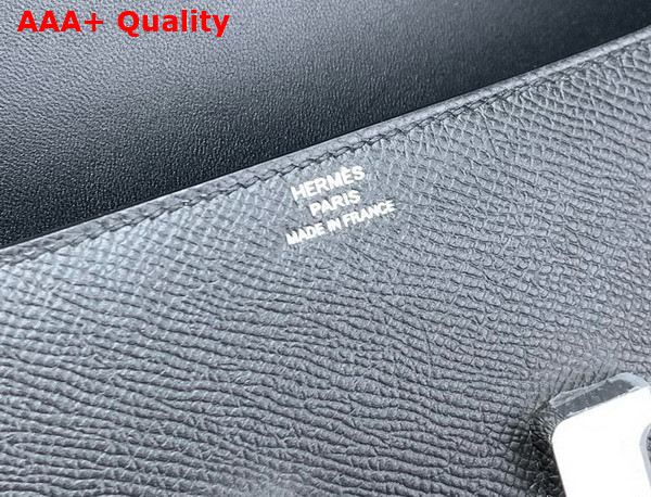 Hermes Constance Elan Shoulder Bag in Noir Epsom Calfskin Replica