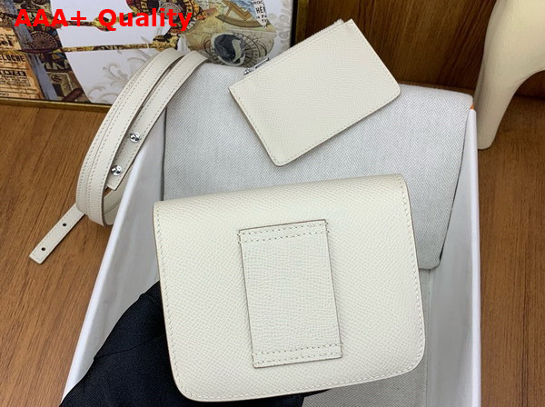 Hermes Constance Slim Wallet in Milk White Epsom Calfskin Replica