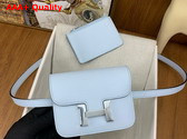 Hermes Constance Slim Wallet in Sky Blue Epsom Calfskin Replica