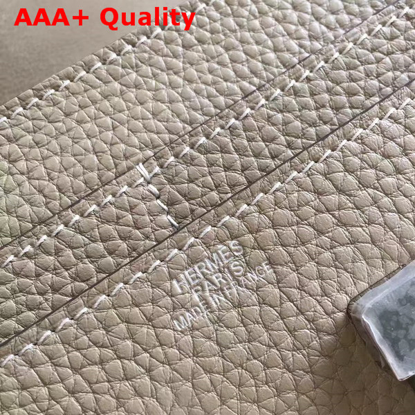 Hermes Constance Wallet Grey Togo Leather Replica