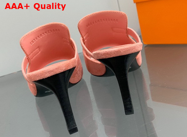 Hermes Cute Sandal in Pink Suede Goatskin Replica