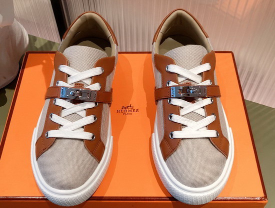 Hermes Day Sneaker Prunoir Naturel Replica