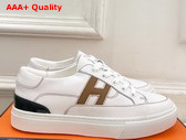 Hermes Deep Sneaker Blanc Naturel Calfskin Replica