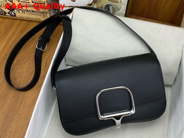 Hermes Della Cavalleria Bag in Black Epsom Calfskin Replica