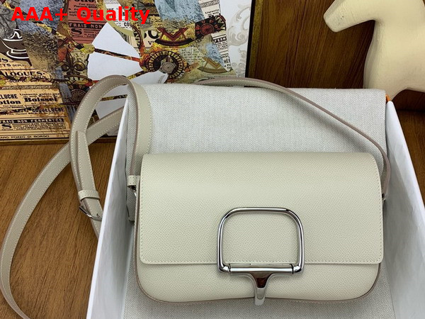Hermes Della Cavalleria Bag in Craie Epsom Calfskin Replica