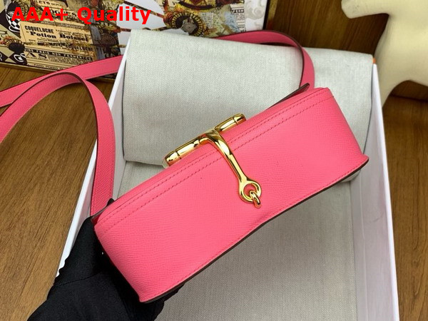 Hermes Della Cavalleria Bag in Lipstick Powder Epsom Calfskin Replica