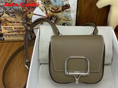 Hermes Della Cavalleria Mini Bag in Elephant Gray Epsom Calfskin Replica