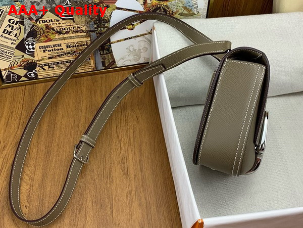 Hermes Della Cavalleria Mini Bag in Elephant Gray Epsom Calfskin Replica