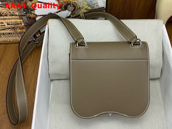 Hermes Della Cavalleria Mini Bag in Elephant Gray Epsom Calfskin Replica