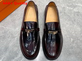 Hermes Destin Loafer in Dark Brown Calfskin for Men Replica