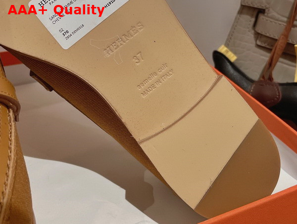 Hermes Destin Loafer in Naturel Canvas and Calfskin Replica