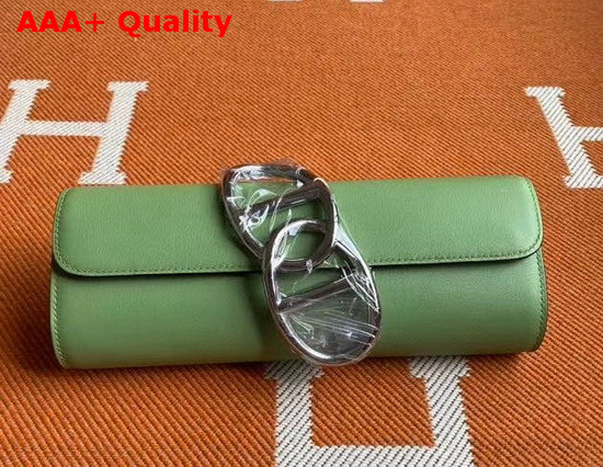 Hermes Egee Clutch in Green Swift Calfskin Replica