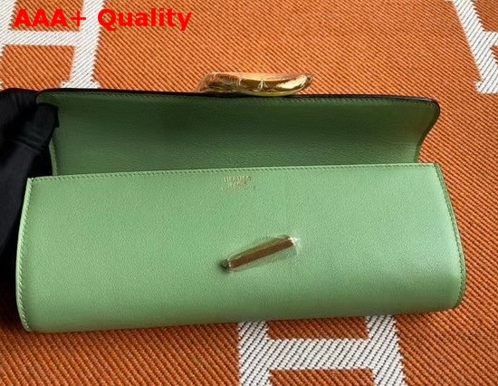 Hermes Egee Clutch in Green Swift Calfskin Replica