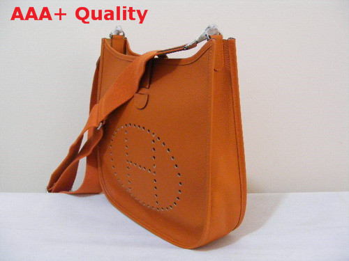 Hermes Evelyne Shoulder Bag Orange Replica
