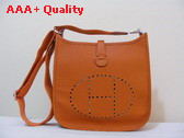 Hermes Evelyne Shoulder Bag Orange Replica
