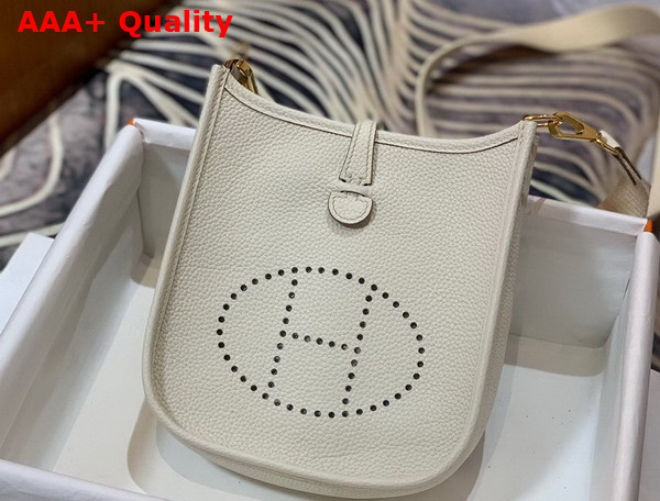 Hermes Evelyne 16 Amazone Bag Blanc Togo Calfskin Replica