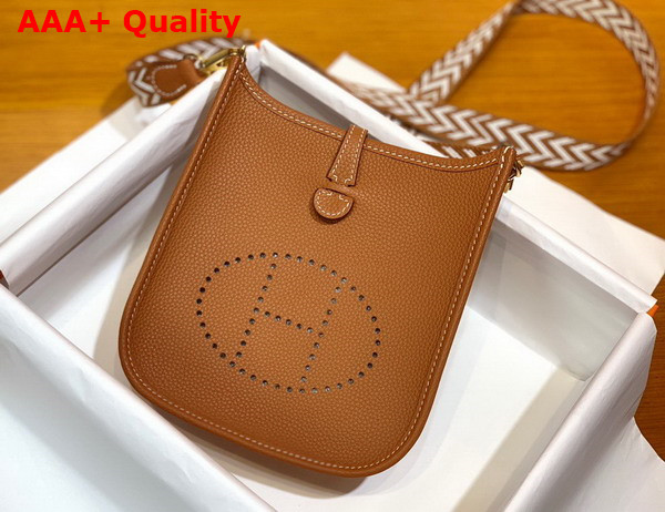 Hermes Evelyne 16 Amazone Bag Gold Togo Calfskin Replica