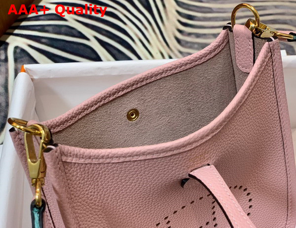 Hermes Evelyne 16 Amazone Bag Light Pink Togo Calfskin Replica