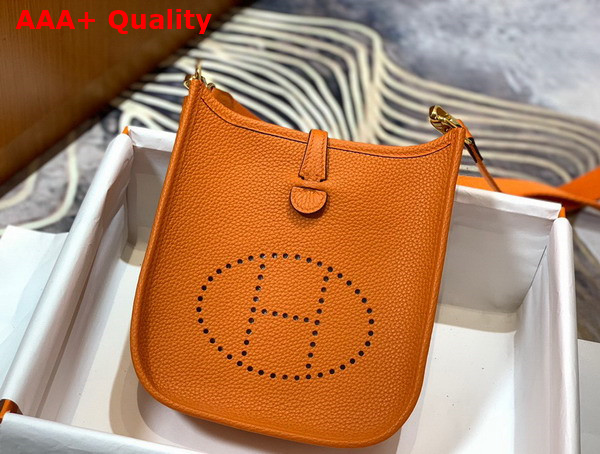 Hermes Evelyne 16 Amazone Bag Orange Togo Calfskin Replica