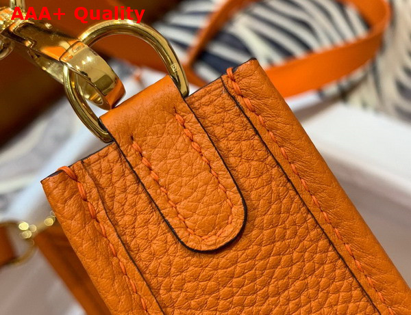 Hermes Evelyne 16 Amazone Bag Orange Togo Calfskin Replica