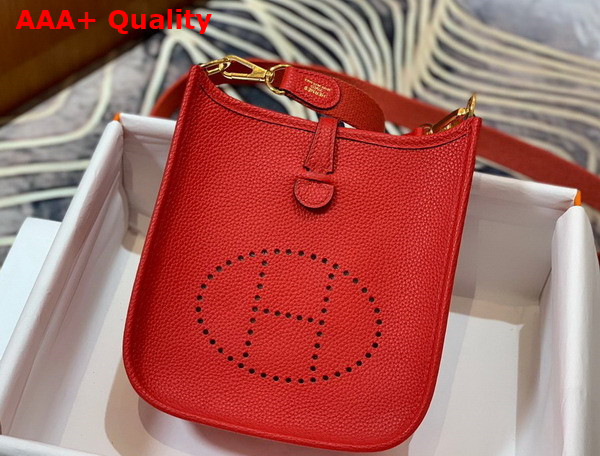 Hermes Evelyne 16 Amazone Bag Red Togo Calfskin Replica