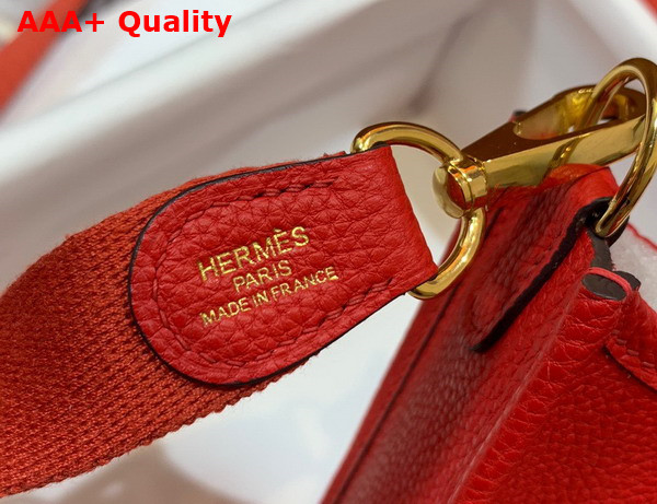 Hermes Evelyne 16 Amazone Bag Red Togo Calfskin Replica