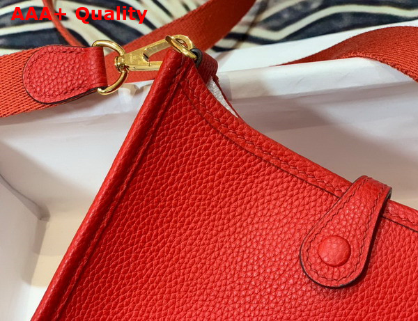Hermes Evelyne 16 Amazone Bag Red Togo Calfskin Replica