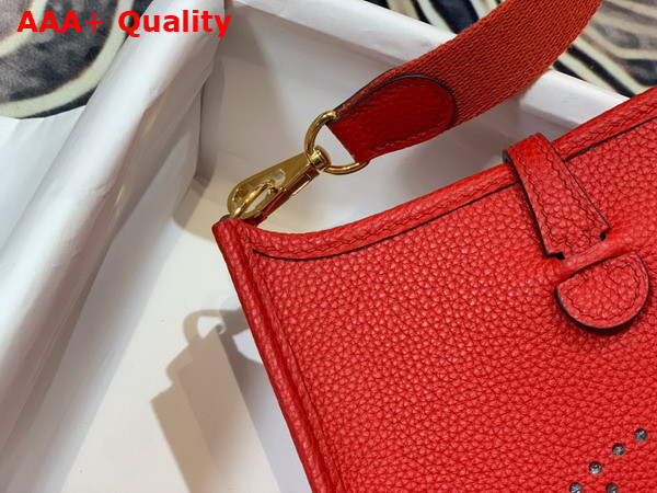 Hermes Evelyne 16 Amazone Bag Red Togo Calfskin Replica