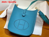 Hermes Evelyne 16 Amazone Bag Sky Blue Togo Calfskin Replica