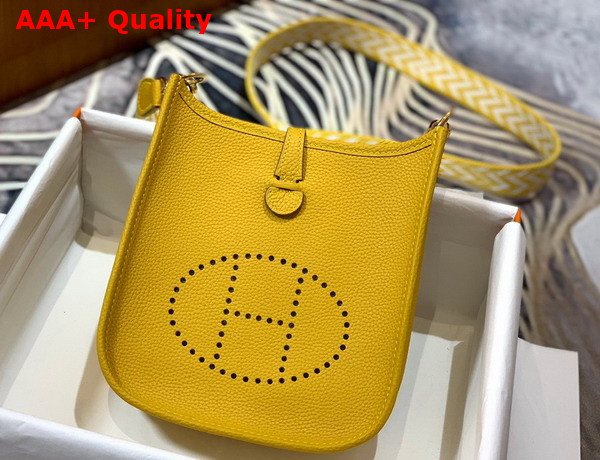 Hermes Evelyne 16 Amazone Bag Yellow Togo Calfskin Replica