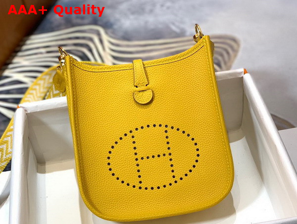 Hermes Evelyne 16 Amazone Bag Yellow Togo Calfskin Replica
