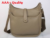 Hermes Evelyne Bag In Grey Togo Leather Replica