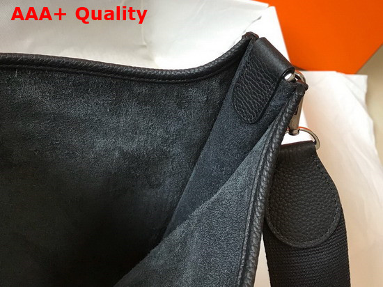 Hermes Evelyne III 29 Bag in Black Taurillon Clemence Leather Replica