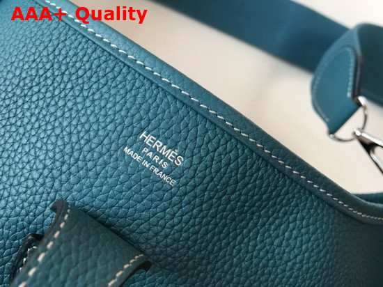 Hermes Evelyne III 29 Bag in Blue Taurillon Clemence Leather Replica