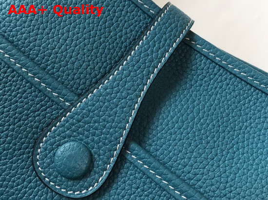 Hermes Evelyne III 29 Bag in Blue Taurillon Clemence Leather Replica